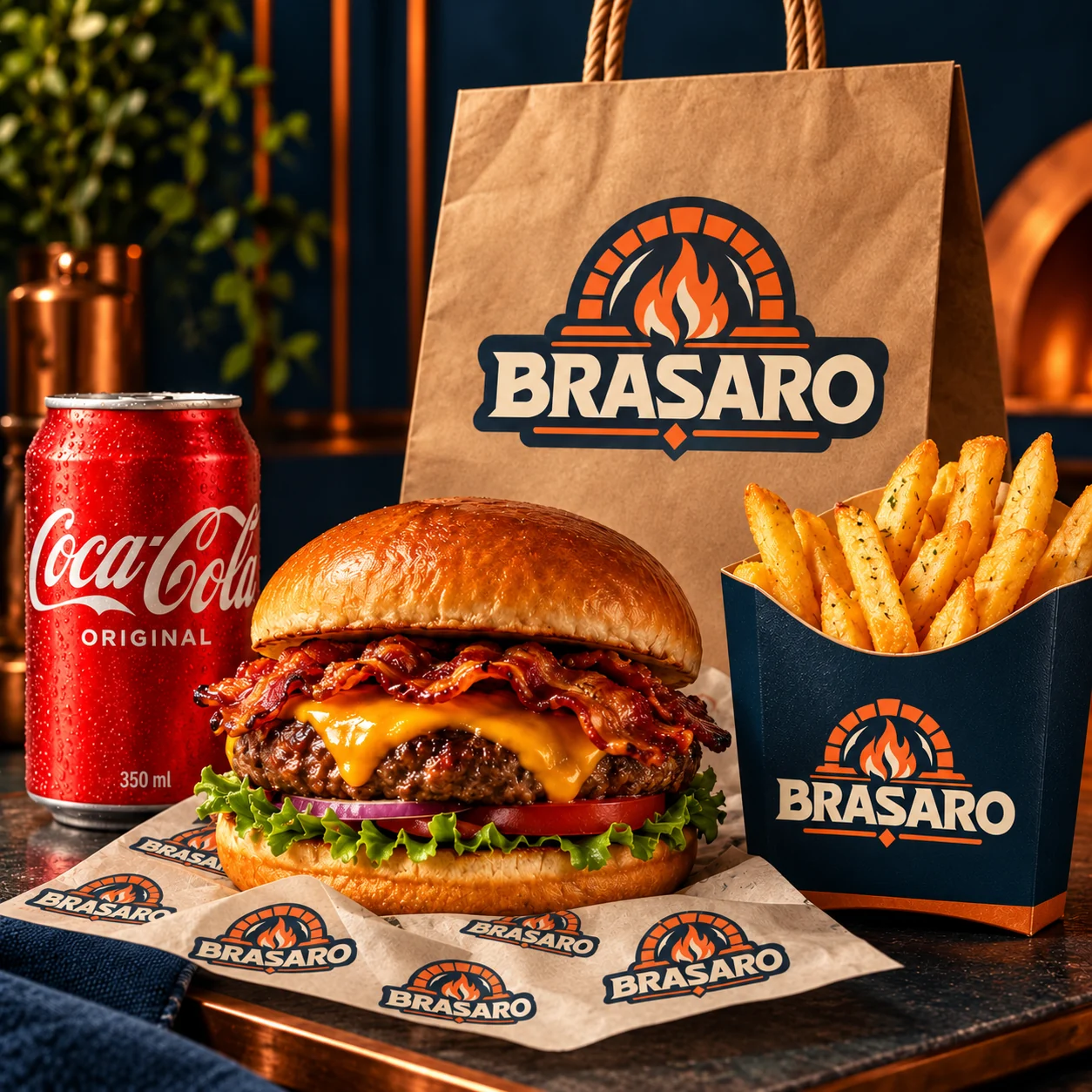 Brasaro Bacon em Chamas